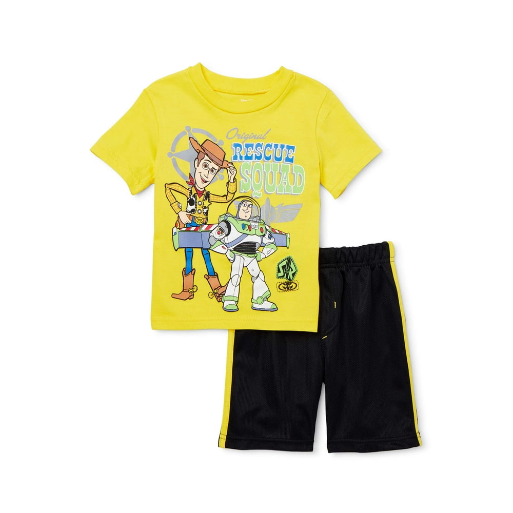 Disney Pixar Toy Story Toy Story Toddler Boy Tshirt & Mesh Athletic