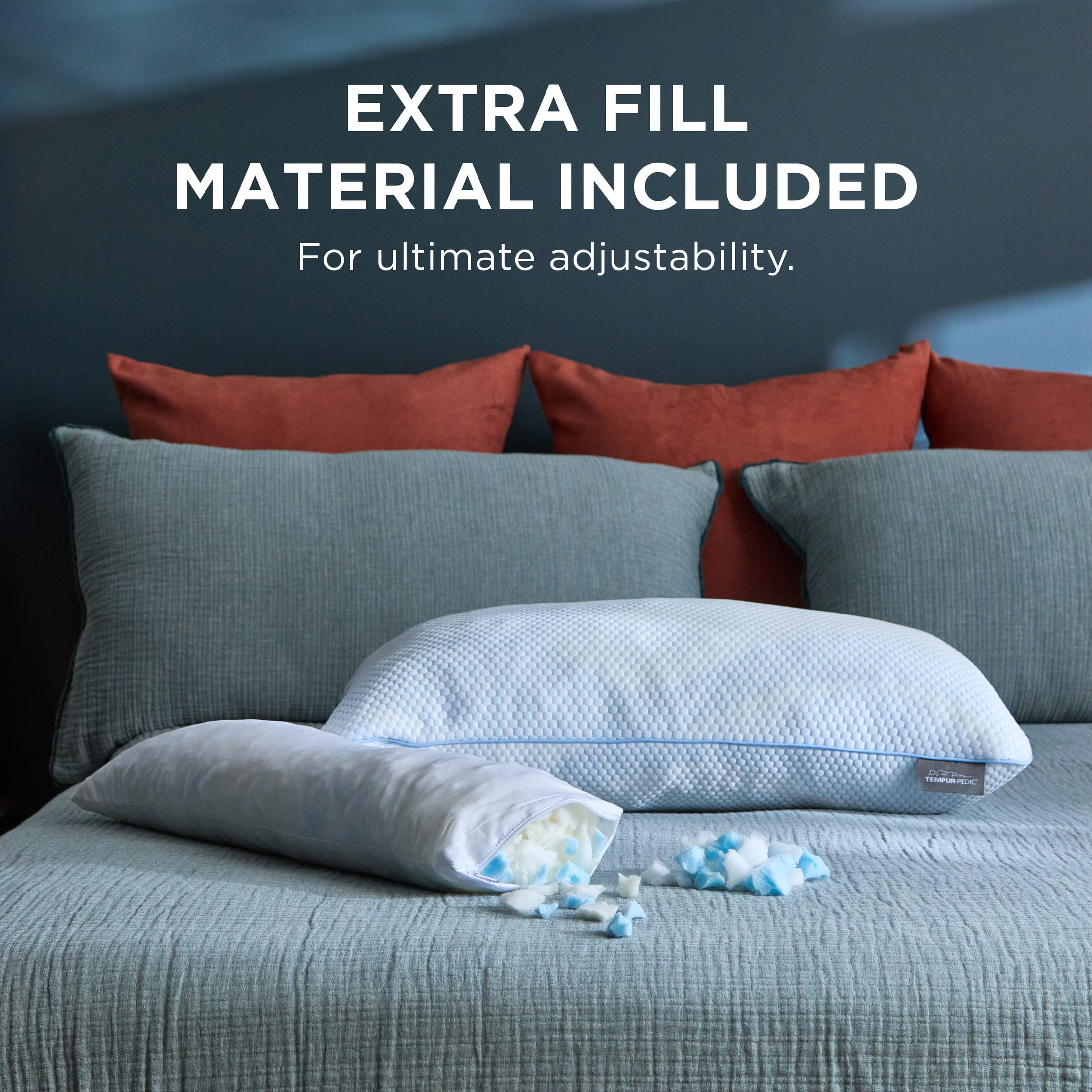Tempur-Pedic Custom Comfort Pillow - Adjustable Firmness - Walmart.com
