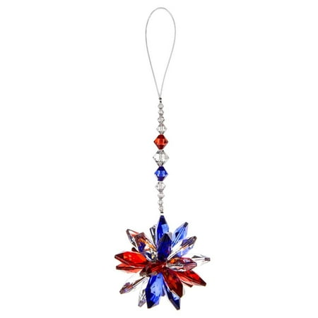 Star Suncatcher - Patriotic Star Burst Suncatcher Ornament