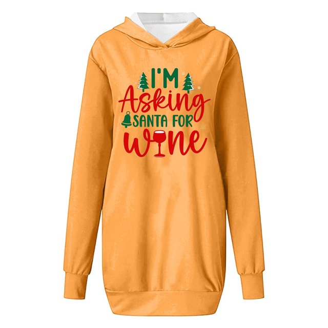 WEAIXIMIUNG Sweat-Shirt Maman Grande Taille Femme Décontracté Col Rond Imprimé Arbre de Noël