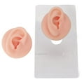 thumbnail image 1 of Modèle d'Oreille en Silicone Haute Simulation pour Pratique de Perçage, Accessoires d'Affichage de Boucles d'Oreilles, Réutilisable, 1 of 7