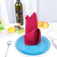 thumbnail image 6 of NUOLUX Napkins Cloth Tablecloth Dinner Table Set Reusable Washable Kitchen Bulk Golden White Red Pink, 6 of 6