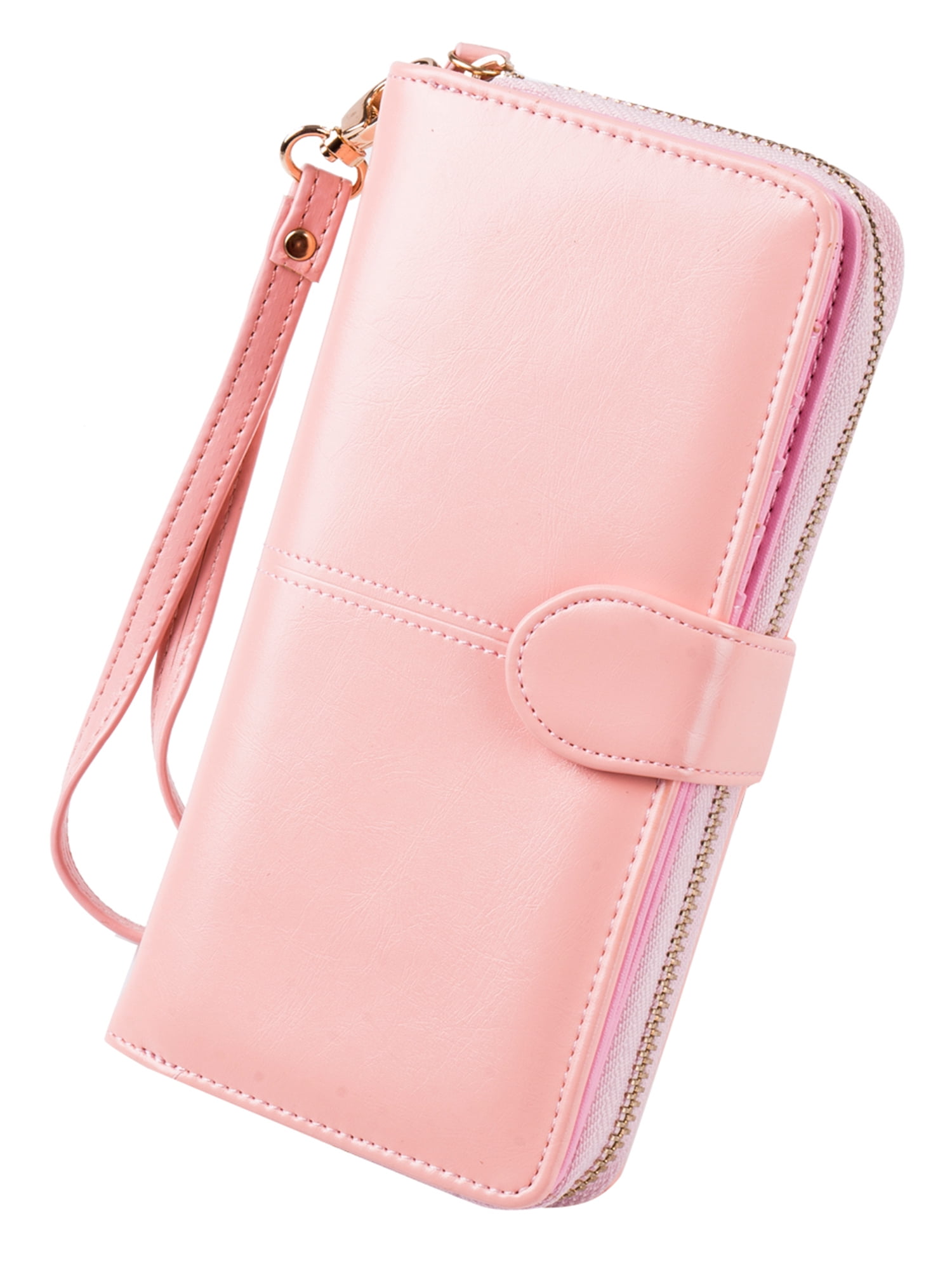 Women Ladies Leather Wallet Long Zip Purse Card Phone Holder Case Clutch Handbag