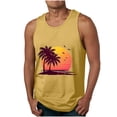 thumbnail image 2 of Gifts for Men! Titcea Mens Tank Top Round Neck Sleeveless Hawaiian Beach Graphic T Shirts Workout Running Summer Casual Tank Tops, 2 of 5