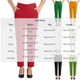thumbnail image 4 of Taqqpue p Womens High Waist Trouser Pants Dress Pants for Women Office Straight Leg Trousers Elastic Waist Dress Slacks for Women Work Casual, 4 of 7