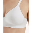 thumbnail image 5 of Hanes Ultimate Perfect Coverage Women's Wireless T-Shirt Bra White Floral XS, 5 of 8