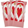 thumbnail image 6 of Three Valentine Gnomes Kitchen Dish Towels Set of 6 Absorbent Hand Towels, Lint-Free 18"x28" Cute Hearts Dishcloths Fast Drying for Cooking Baking Home Clean, 6 of 7
