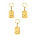 thumbnail image 1 of 3Pcs Zinc Alloy Tiger Key Chain Backpack Mascot Pendant Handbag Hanging Decor, 1 of 8