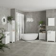 thumbnail image 2 of kleankin Bathroom Wall Cabinet, Over Toilet Storage Cabinet, 2 of 10