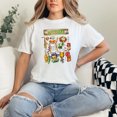 thumbnail image 2 of Colorful Louisiana Culture Symbols Collection, White Comfort Colors T-Shirt, Small, 2 of 3