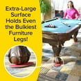thumbnail image 6 of RUBY Movers Furniture Sliders for Carpet, As Seen on TV, Effortlessly Move Heavy Couches, Recliners, Bookcases & Appliances with Ease, Extra-Large Size Fits Bulky Legs. Move Furniture by Yourself., 6 of 9