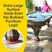 RUBY Movers Furniture Sliders for Carpet, As Seen on TV, Effortlessly Move Heavy Couches, Recliners, Bookcases & Appliances with Ease, Extra-Large Size Fits Bulky Legs. Move Furniture by Yourself.