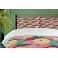 thumbnail image 4 of Ambesonne Aquatic Duvet Cover Sets, Dolphin Underwater, 2-Queen, Jade Green Dried Rose, 4 of 6