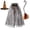Black, variant on Harpily 3 In 1 Halloween Cosplay Sets with Hollow Mesh Pattern Cloak Plus Hat And Magic Wand For Halloween Party Role Play