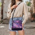 thumbnail image 5 of HELLHERO Cosmic Mandala Bloom Fashion Shoulder Bag for Daily Shopping, Delicate UV Lines Lightweight Women's Crossbody Shoulder Bag Durable Satchel Bag, 5 of 7