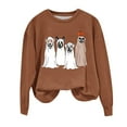thumbnail image 1 of RKSTN Sweatshirt for Women Halloween Pull Col Rond Imprimé Ample Manches Longues Sweat-Shirts, Tenues d'Automne, 1 of 4