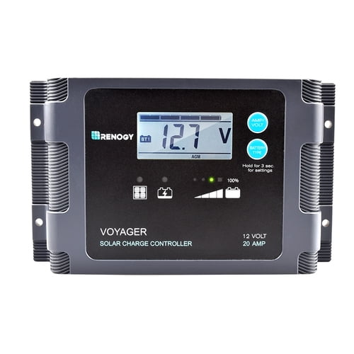 20A PWM Waterproof Solar Charge Controller NOB Renogy New Edition Voyager 