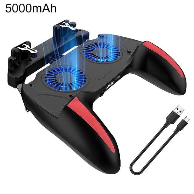 Trayknick H10 Game Gamepad Ergonomic Sensitive No Delay Four Finger Mobile Phone Gaming Trigger Grip Handle for Android