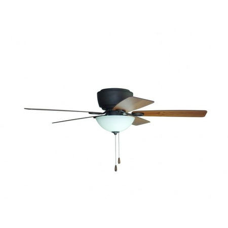 

RG52EB5L-Litex-Riggio - 5 Blade Ceiling Fan with Light Kit-13 Inches Tall and 52 Inches Wide-Bronze Finish
