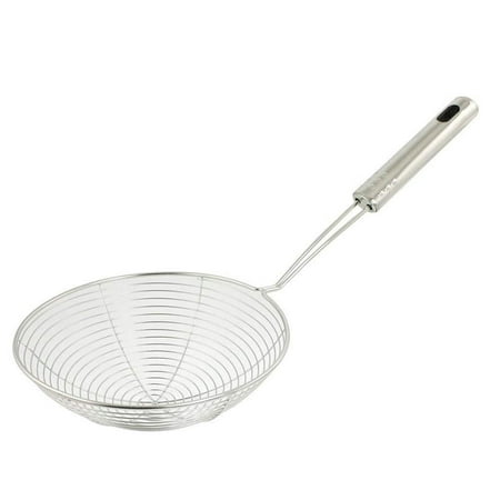 

Oiur Solid Stainless Steel Spider Strainer Skimmer Ladle for Cooking and Frying Kitchen Utensils Wire Strainer Pasta Strainer Spoon