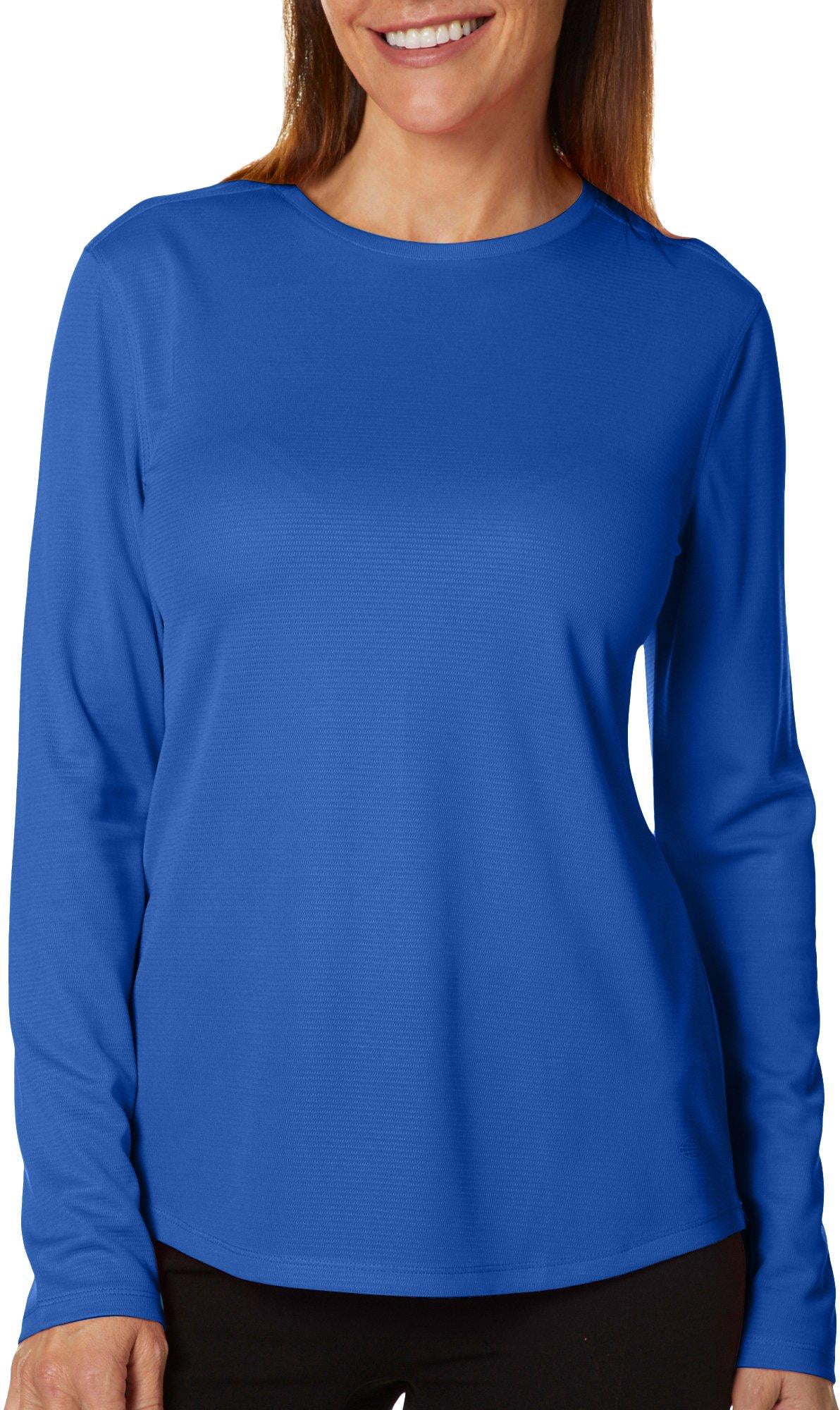 Reel Legends Womens Freeline Solid Crew 