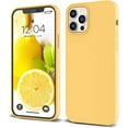 thumbnail image 7 of Silicone Case for iPhone 13 Pro Max - Shock Absorbent- Liquid silicone case Compatible with iPhone 13 Pro Max (6.7 inch) Yellow Color, 7 of 7