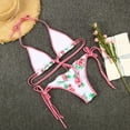 thumbnail image 5 of YDLCAFD Easter Womens Swimsuits Thong Bikini Sets For Women String Tie Side Bathing Suit Two Piece, 5 of 5
