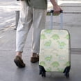 thumbnail image 3 of LightBeige Cartoon Dinosaurs Geometric Pattern Luggage Cover Fashion Suitcase Cover Baggage Covers Fit 25-28 Inch Luggage (Go Travel), 3 of 5