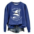 thumbnail image 2 of Home Of The Wicked Witch Halloween Sweatshirts for Women Long Sleeve Crewneck Witch Graphic Sweatshirt Pullover Tops, 2 of 5