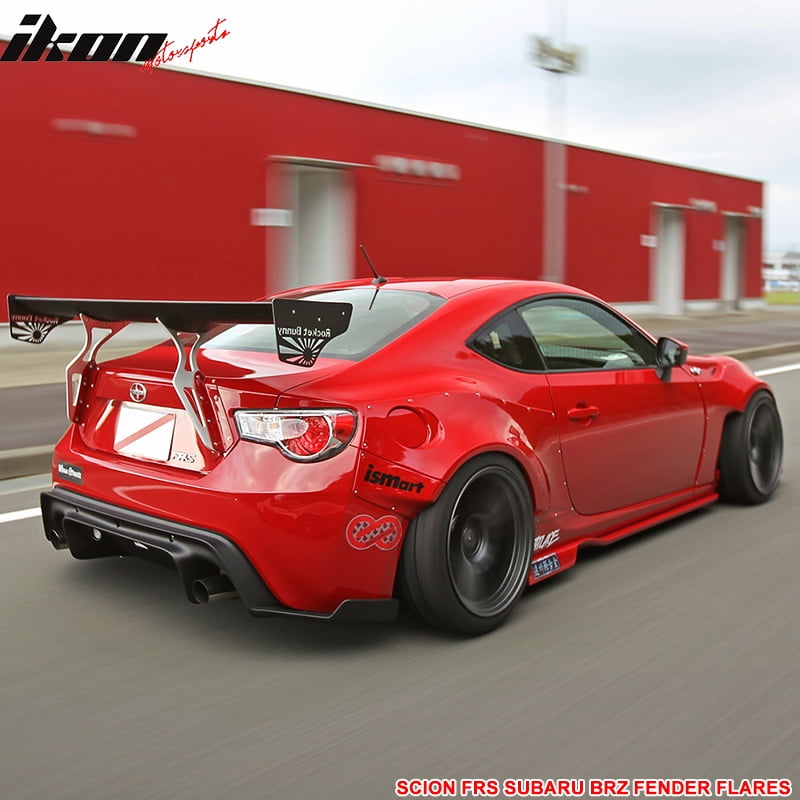 Fit 13-16 Scion FRS Subaru BRZ Coupe GR Style Fender Flare Cover