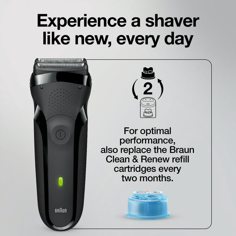 Braun Series 3 32S Electric Shaver Head Replacement Cassette, Silver