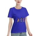 thumbnail image 2 of T-Shirt Basique à Manches Courtes pour Femmes une Pièce, 2 of 6