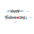 thumbnail image 4 of RENACLIPY Black Glitter Banner for Father's Day Party Decoration, Easy to Use, Perfect for Celebrations and Home Decor, 4 of 6