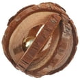 thumbnail image 4 of Shisuyan 1Set Hamster Rabbit Chew Toy Bell Shape Wood for Small Pets Indoor Play 5.3x5.3x5.3in, 4 of 8