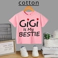 thumbnail image 2 of Camiseta divertida de algodón de manga corta con estampado del alfabeto para niños y niñas, camiseta informal divertida de verano, 2 of 5