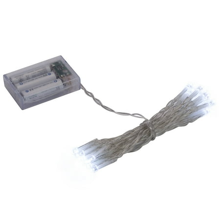Battery Powered Party String Lights TKOOFN 20LED Battery Powered Operated String Fairy Lights Party Wedding Christmas (2M, White) ()