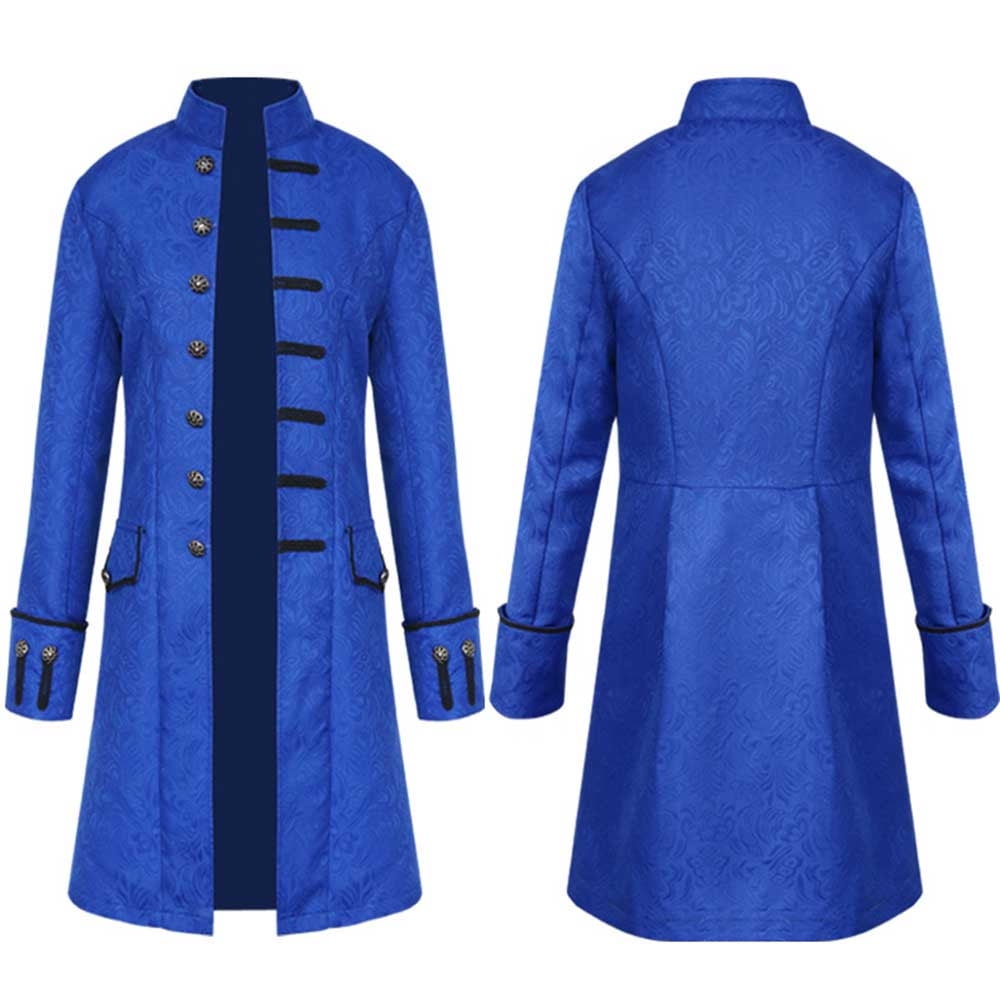 Jackets for Men Winter Warm Vintage Tailcoat Overcoat Outwear Buttons Coat 