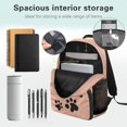 thumbnail image 5 of Jeiento Kawaii Backpack School Backpack for Girls Cats Kids 4 piece Backpacks with Lunch Box Pencil Bag Water Bottle Holder Bookbag for Kids 10-12 Middle School, 5 of 7