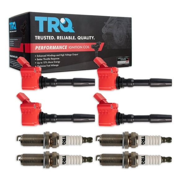 TRQ Performance Ignition Coils & Spark Plugs Fits 15-19 Audi 15-17 Volkswagen TKA05959 Fits select: 2018 AUDI A5, 2017-2019 AUDI A4