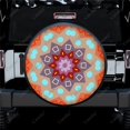 thumbnail image 1 of Geometric Abstract Shapes Print Spare Tire Cover Waterproof Tire Wheel Protector for Car Truck SUV Camper Trailer Rv 14"-17", 1 of 5