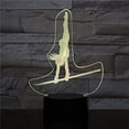 thumbnail image 3 of YSITIANNA 3D Artistic Gymnastics Night Light Remote Control Power Touch Table Desk Optical Illusion Lamps 16 Color Changing Lights Home Decoration Xmas Birthday Gift STNL#4596, 3 of 8