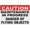Warning Sign 4, variant on Caution Machine Has No Brain Use Your Own Sign 8"x12", Aluminum Tin Warning Signs for Home Outdoor Garden, Weatherproof Motivational Safety Sign