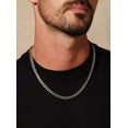 thumbnail image 3 of Italian Solid 925 Sterling Silver 7mm Miami Cuban Chain Necklace Silver Chain, 3 of 7