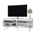 thumbnail image 3 of Boahaus Austin White TV Stand, TV up to 55", Manufactured Wood, 3 of 5