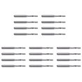 thumbnail image 1 of 20X 2mm x 15mm Carbide Single Flute Spiral End Mill CNC Router Bit, 1 of 8