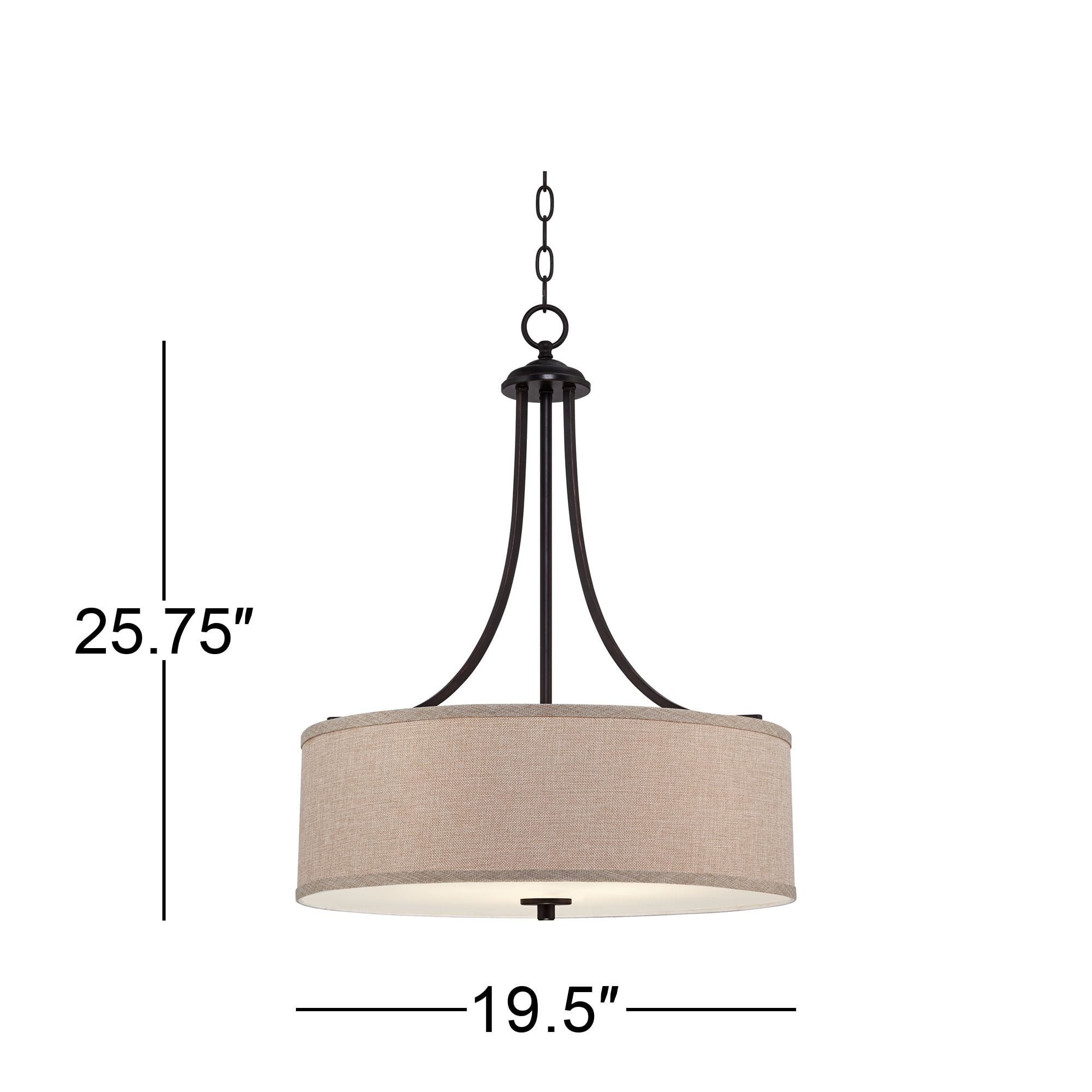 oil rubbed bronze drum shade chandelier