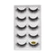 thumbnail image 3 of Xihbxyly Pestañas Postizas Naturales, Paquete de 5 Pares, Diseño Invisible con Nudo Cómodo, Estilo Acampanado Entrecruzado, Accesorio de Belleza Reutilizable, Look Glamuroso para El Día a Día, Guía d, 3 of 5