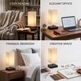 thumbnail image 6 of DAYBETTER Table Lamp for Bedroom,Bedside Table Lamp with 3 color temperatures, Minimalist Night Stand Light for Living Room, Office, Bulb Included, 6 of 7