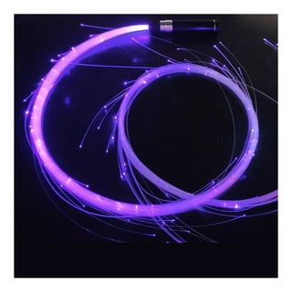 LED Fiber Optic Dance Whip Glowing Hand Rope Whip Light Up Multicolor Flash  Lighting Festival Waving Party Whip Stage Night Prop