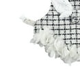 thumbnail image 4 of facefd Rabbit Vest Harness Leash Set Clothes Soft Pet Costume Small Animal Ferret Black White M, 4 of 8